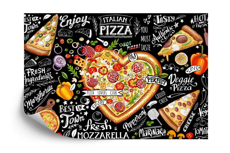 Italian Pizza Restaurant Wall Decal