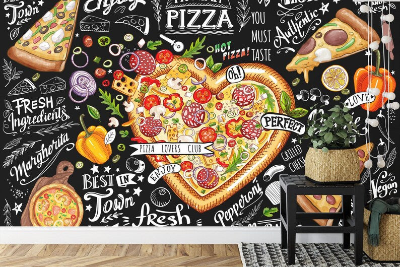 Italian Pizza Restaurant Wall Decal