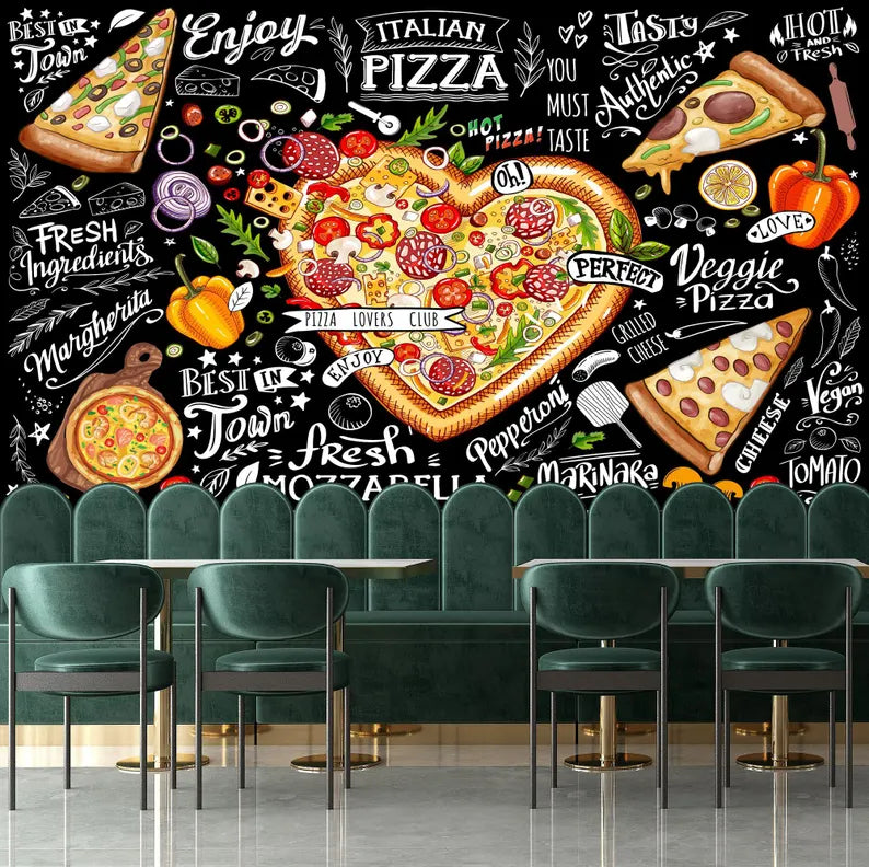 Italian Pizza Restaurant Wall Decal