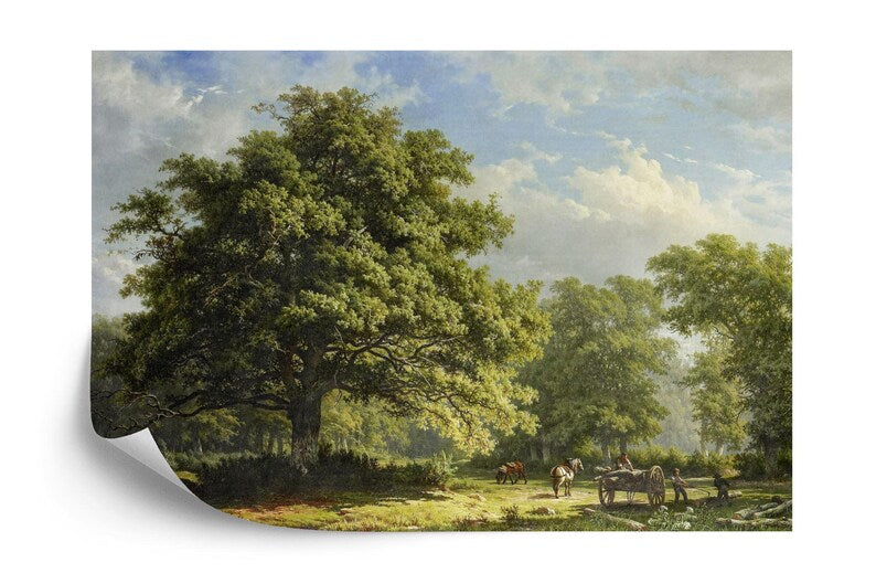 Vintage Countryside Landscape Wallpaper Mural