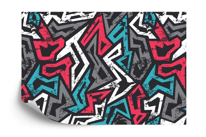 Graffiti Paint Splatter Wallpaper Mural Art Print
