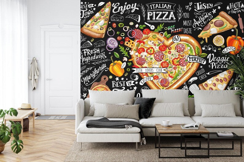 Italian Pizza Restaurant Wall Decal