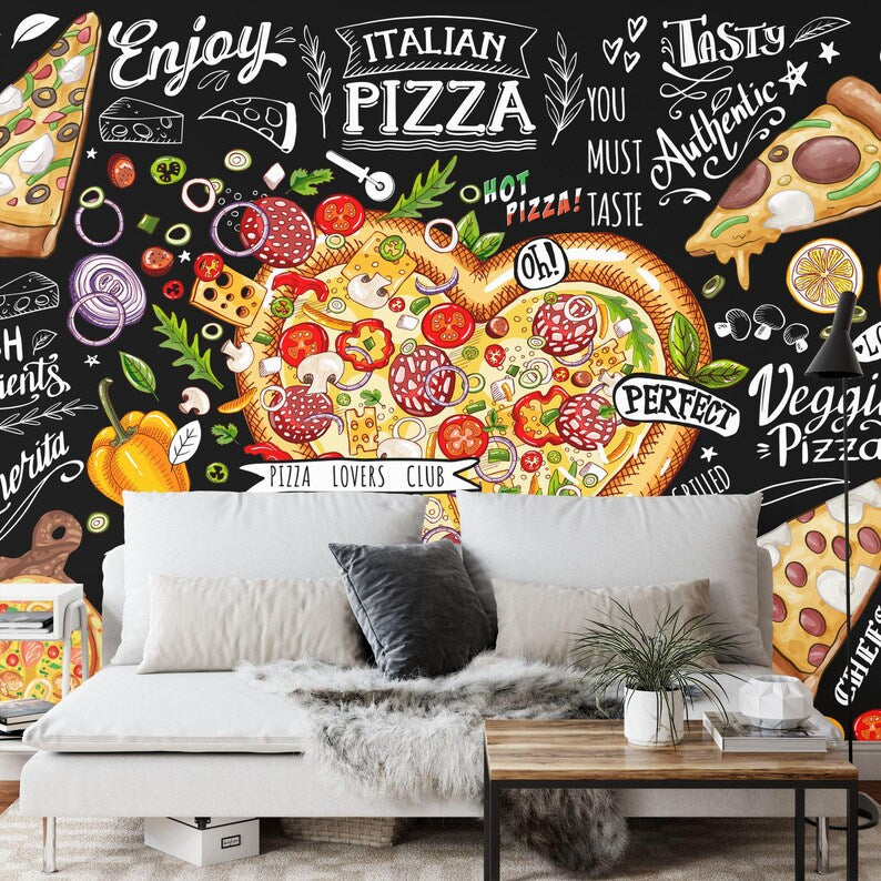 Italian Pizza Restaurant Wall Decal