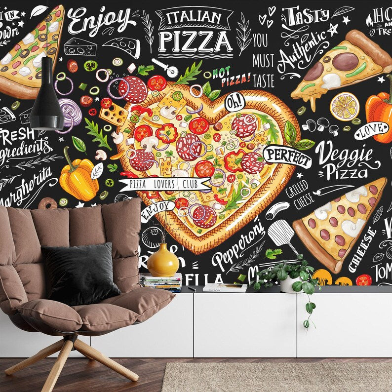 Italian Pizza Restaurant Wall Decal