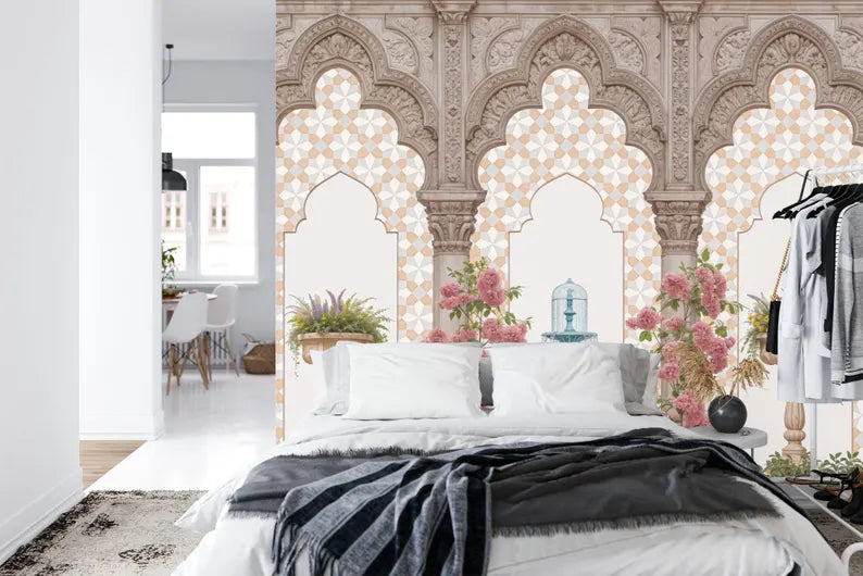 Islamic Arches Wallpaper Mural Art Print