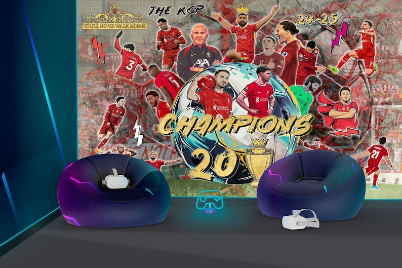 Liverpool Stars Champions Mural Art Print
