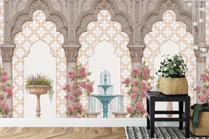 Islamic Arches Wallpaper Mural Art Print