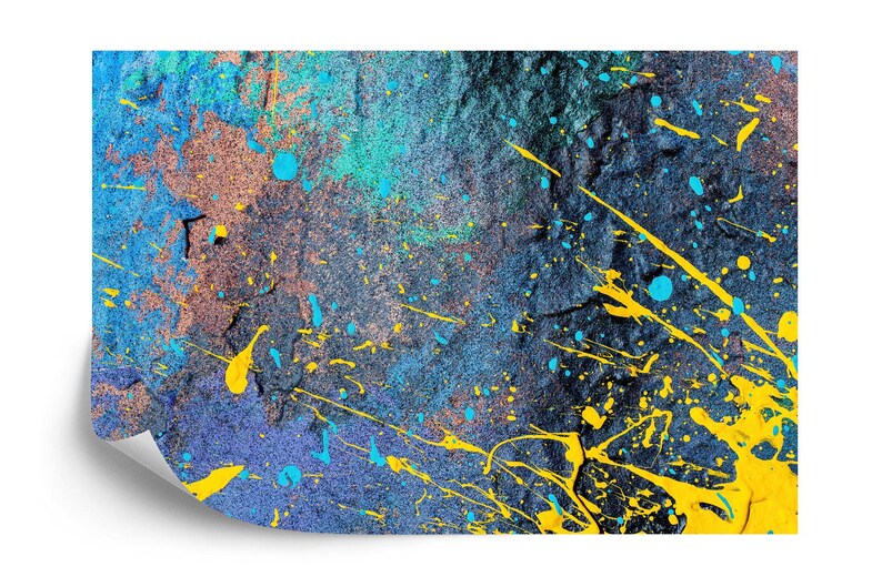 Graffiti Paint Splatter Wallpaper Mural | Colorful Art Print