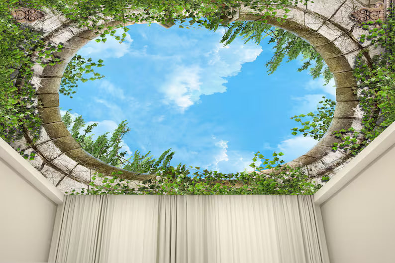 Sky Dream Ancient Arch Wallpaper Mural Art Print