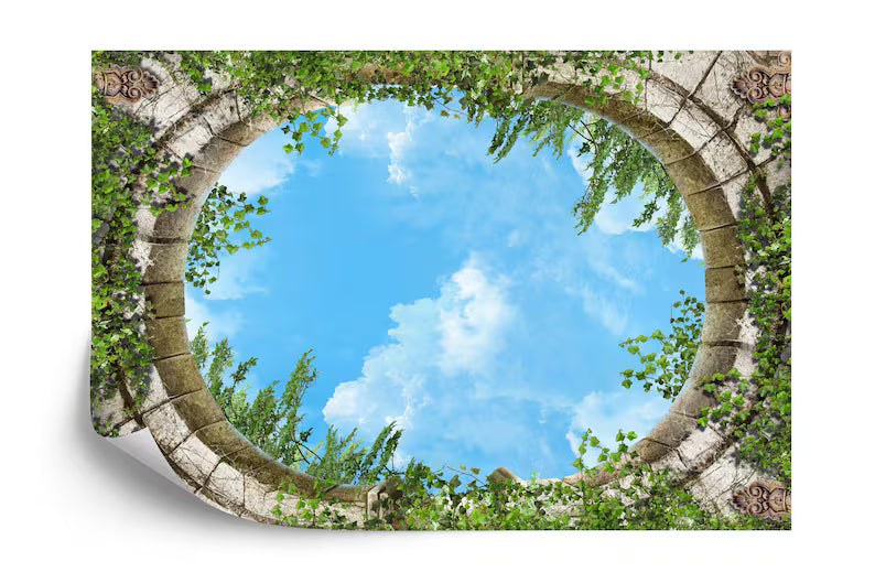 Sky Dream Ancient Arch Wallpaper Mural Art Print