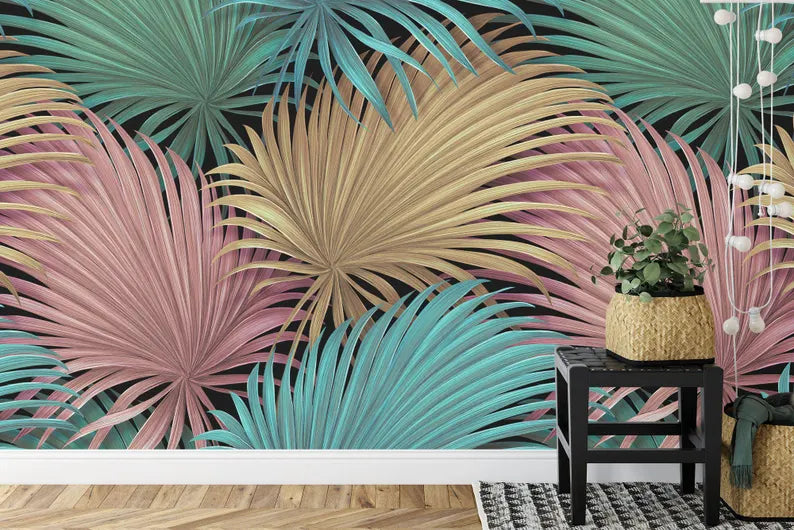 decorative wallpaper mural highlighting artwork details and balanced colors suitable for creative interior wall design wall