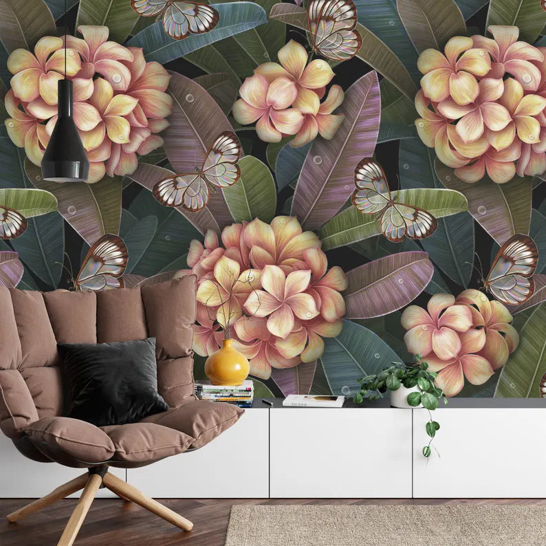 panoramic wall mural wallpaper presenting the complete artwork layout designed for large interior wall spaces wall decor wa