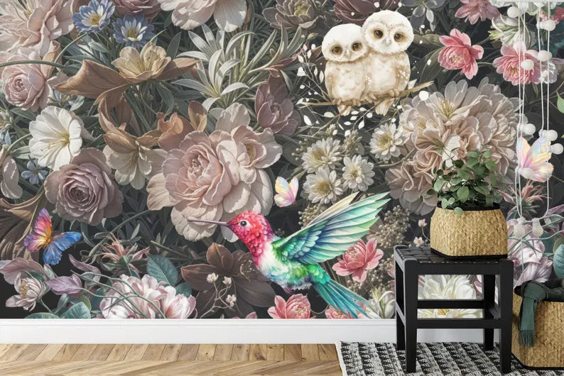 decorative wallpaper mural highlighting artwork details and balanced colors suitable for creative interior wall design wall
