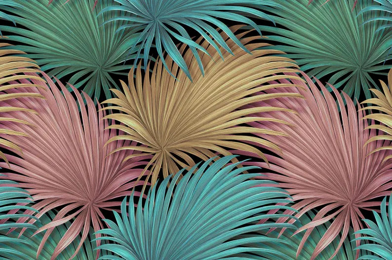 panoramic wall mural wallpaper presenting the complete artwork layout designed for large interior wall spaces wall decor wa