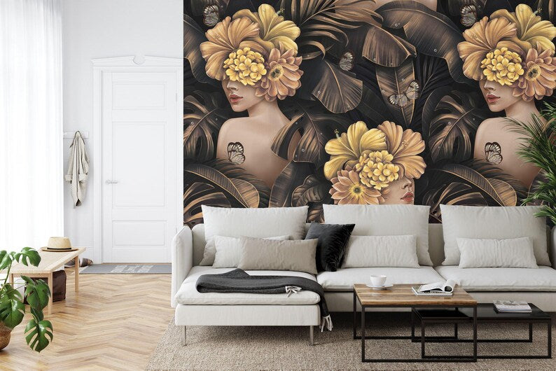 wall mural image with detailed illustration and vibrant colors perfect for stylish home or kids room decoration wall decor