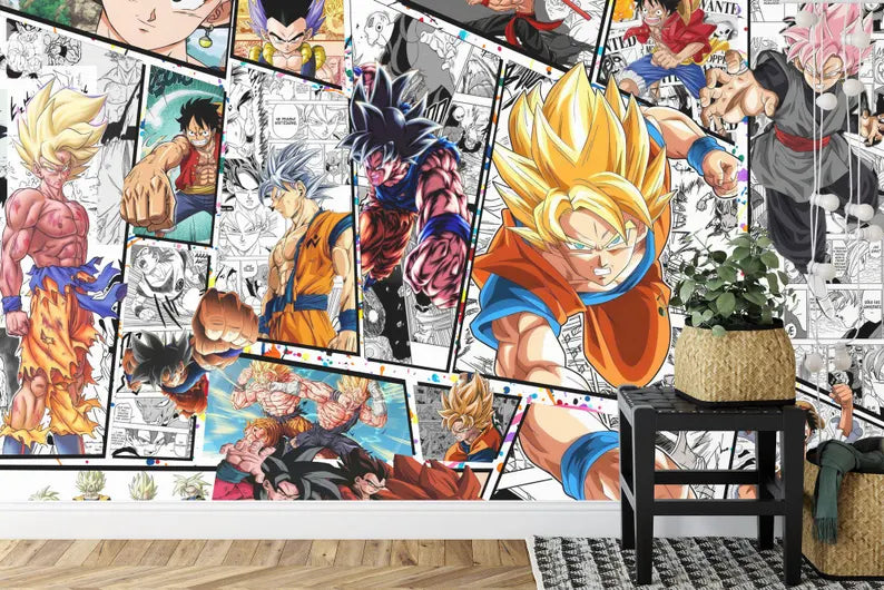 Anime Manga Collage Wallpaper Crossover