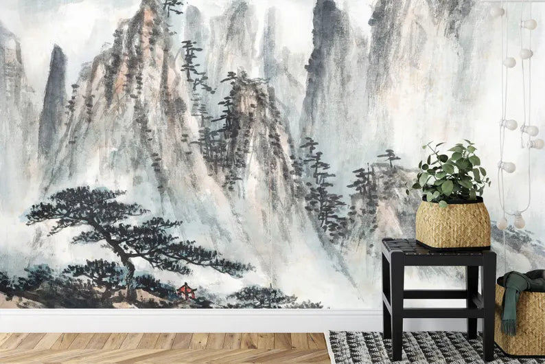 Chinese Landscape Painting Wallpaper Mural Art Print