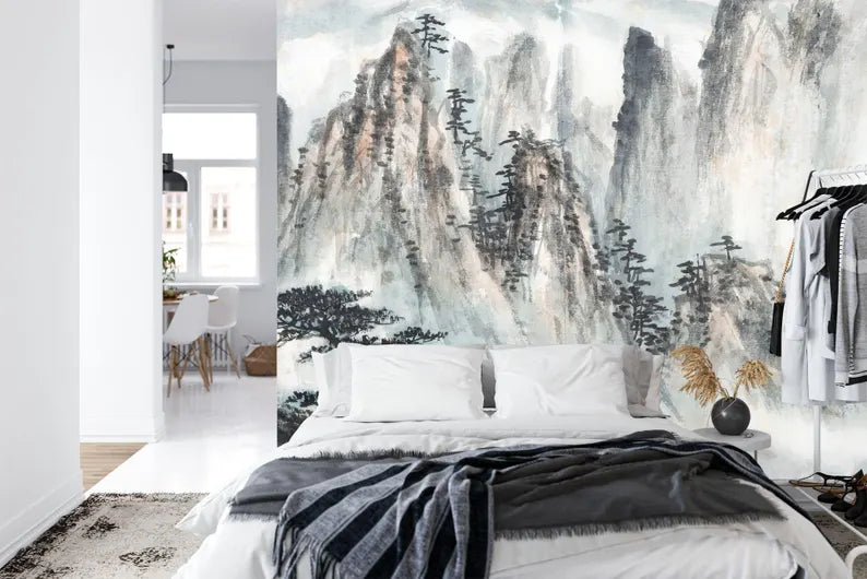 Chinese Landscape Painting Wallpaper Mural Art Print
