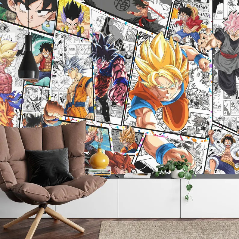 Anime Manga Collage Wallpaper Crossover