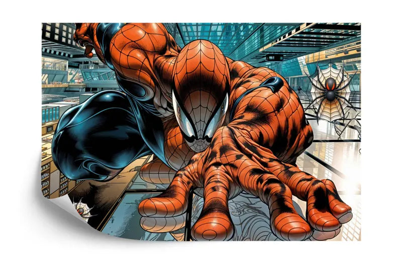 Superhero Comic Wallpaper Mural, Kids Room