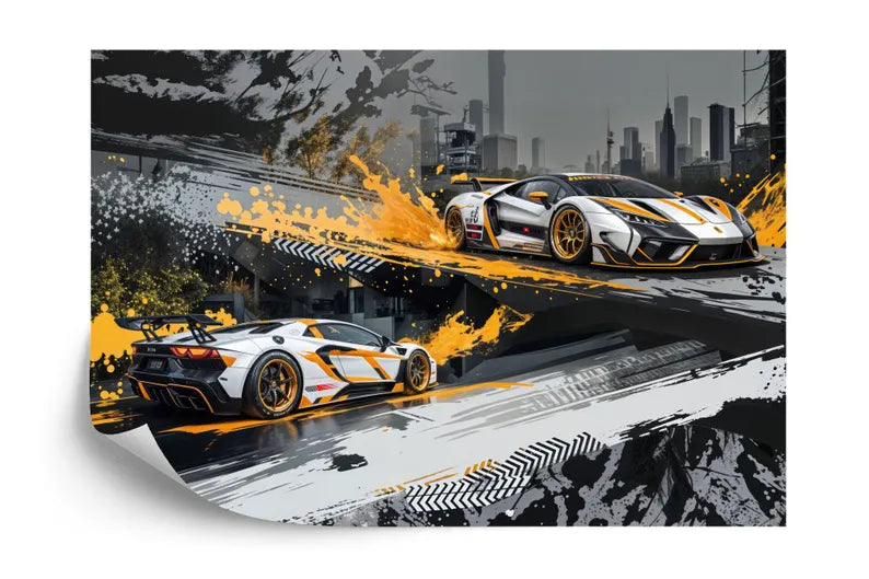 Sport Car Wall Decal, Boys Room Decor