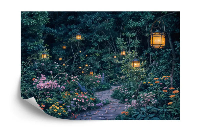 Enchanted Forest Wallpaper Mural, Girls Room Decor