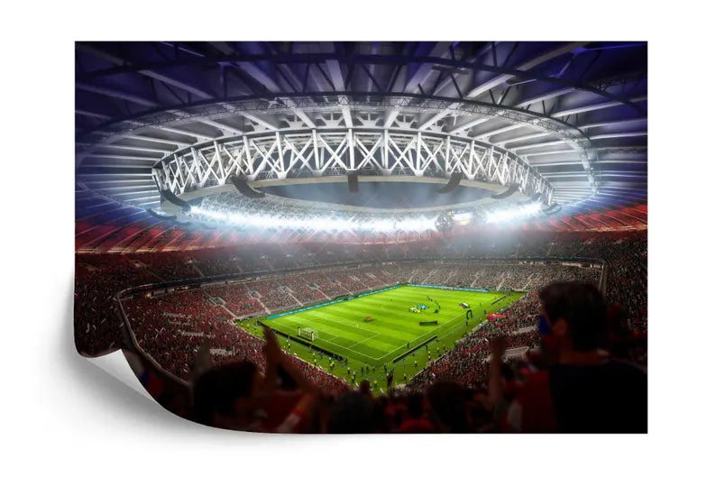 Football Stadium Wallpaper Mural Art Print