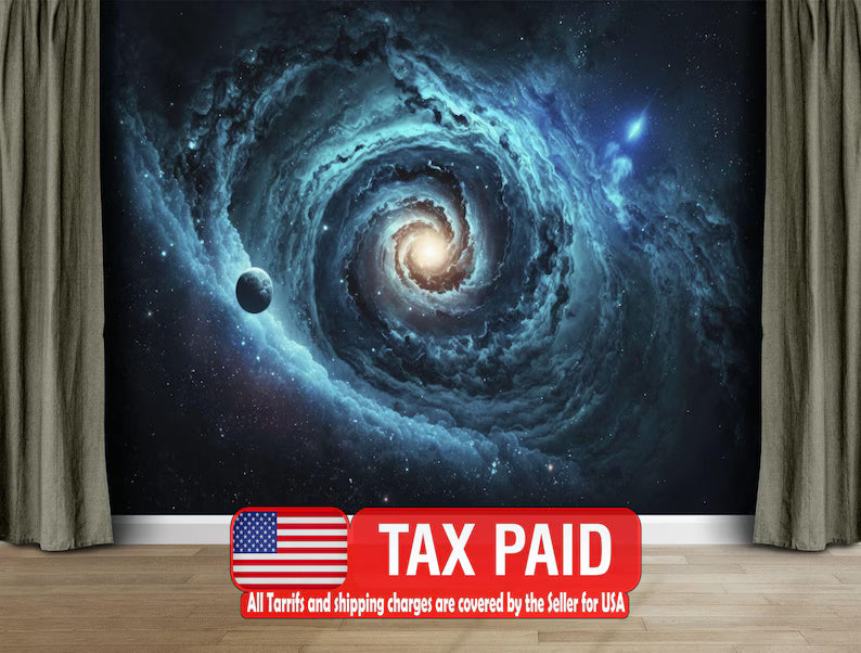 Galaxy Wall Mural, Cosmos Peel and Stick Wallpaper