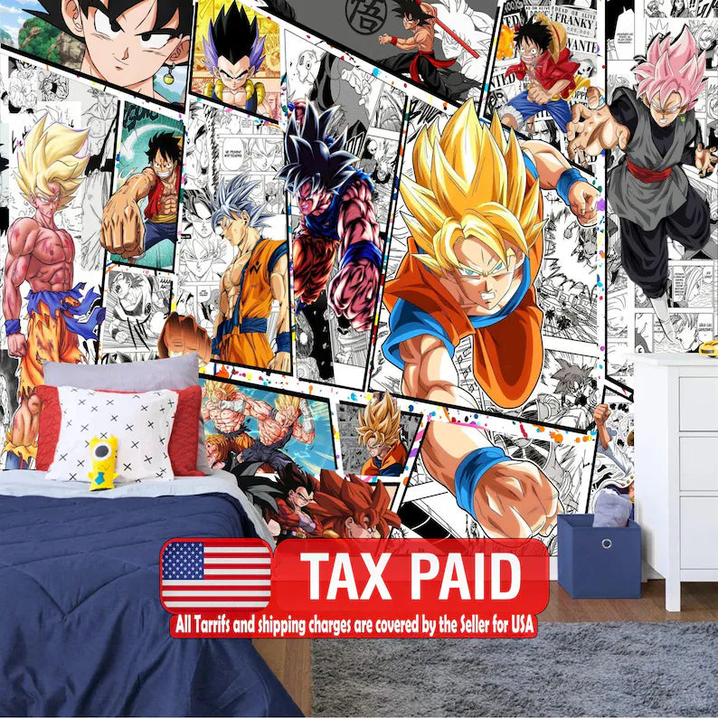 Anime Manga Collage Wallpaper Crossover