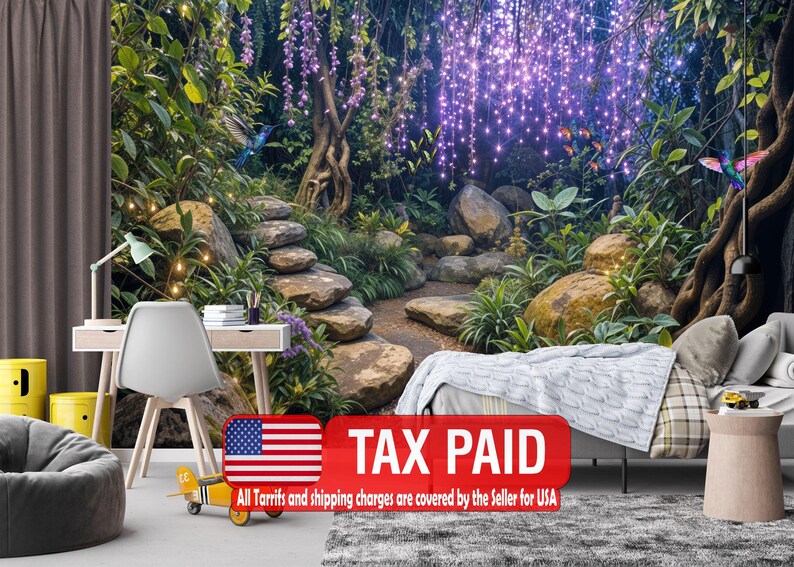 Enchanted Forest Wallpaper Mural Gift