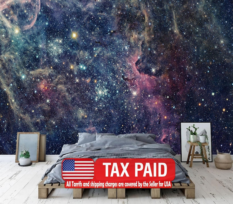 Galaxy Nebula Mural Large Wall Decal Gift