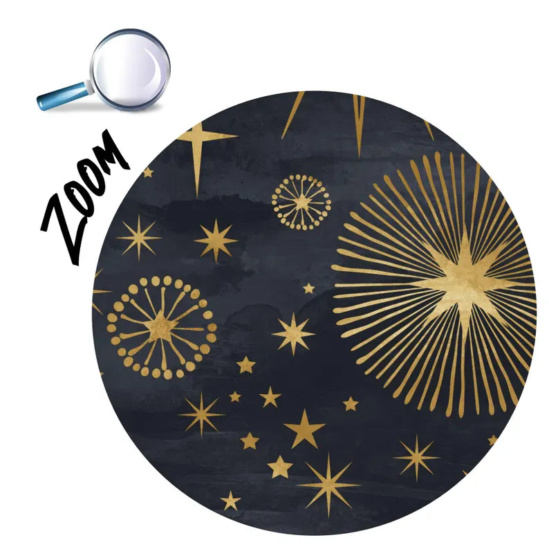 Starry Night Peel and Stick Wallpaper, Modern Celestial Mural