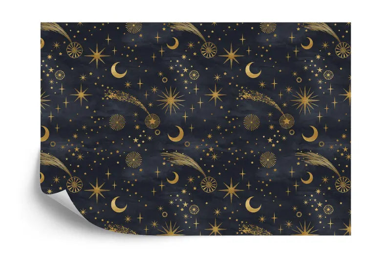 Starry Night Peel and Stick Wallpaper | Elegant Sky Mural