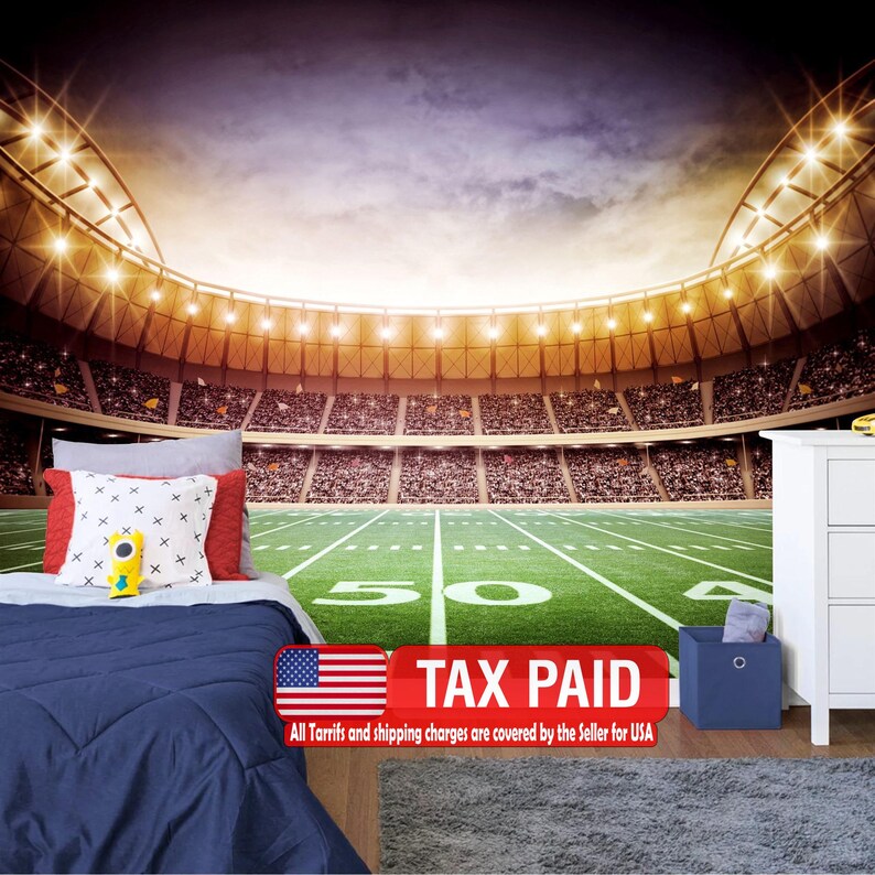 Wallpaper, American Football Stadium Mural