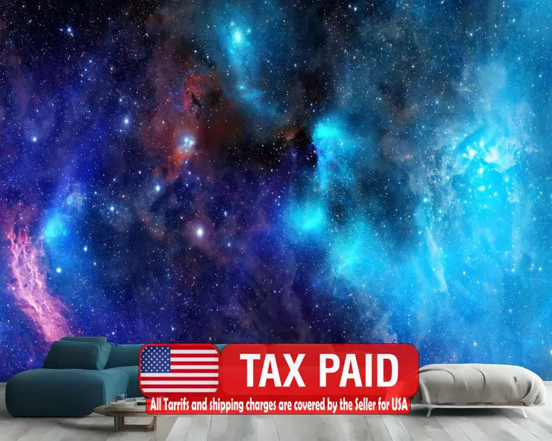 Nebula Gas Cloud Wallpaper Mural