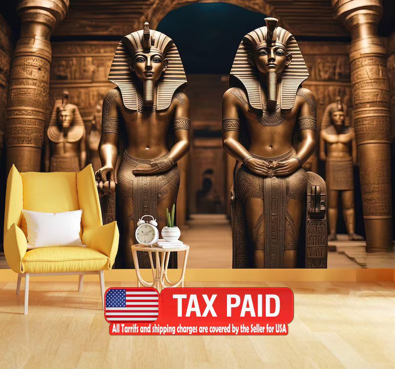 Egyptian Pharaohs Monument Wallpaper Mural Gift