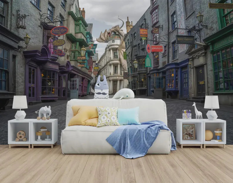 wallpaper mural close view focusing on illustration quality textures and visual depth for interior decoration wall decor wa