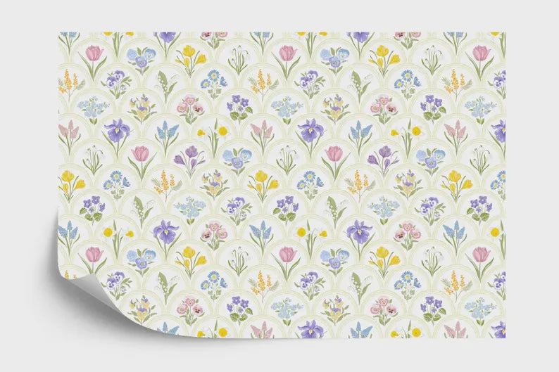 Sprint Garden Flowers Nursery Wallpaper Mural