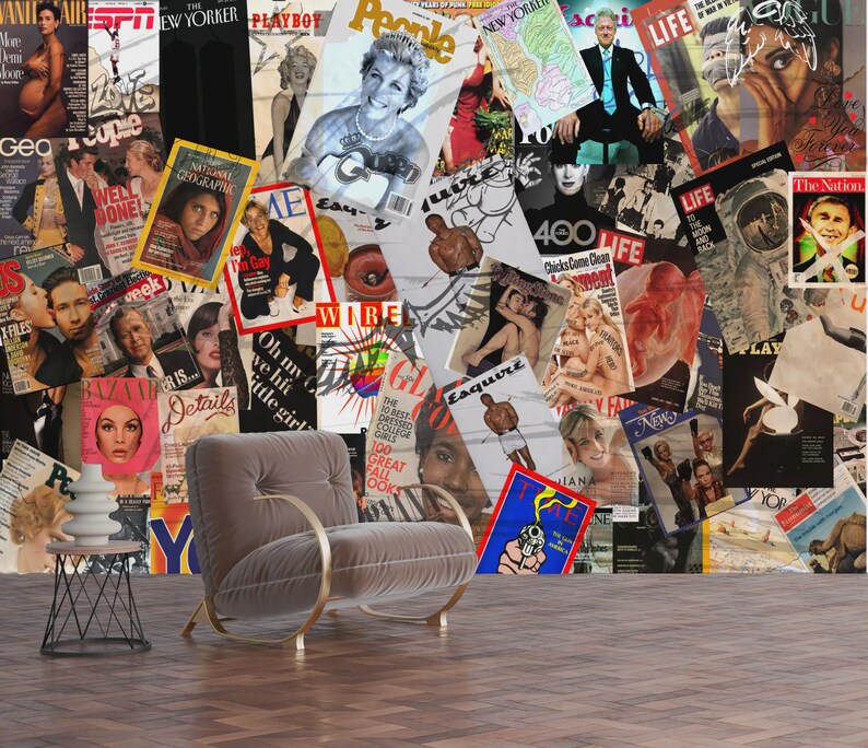 Iconic Magazine Covers Room Decor