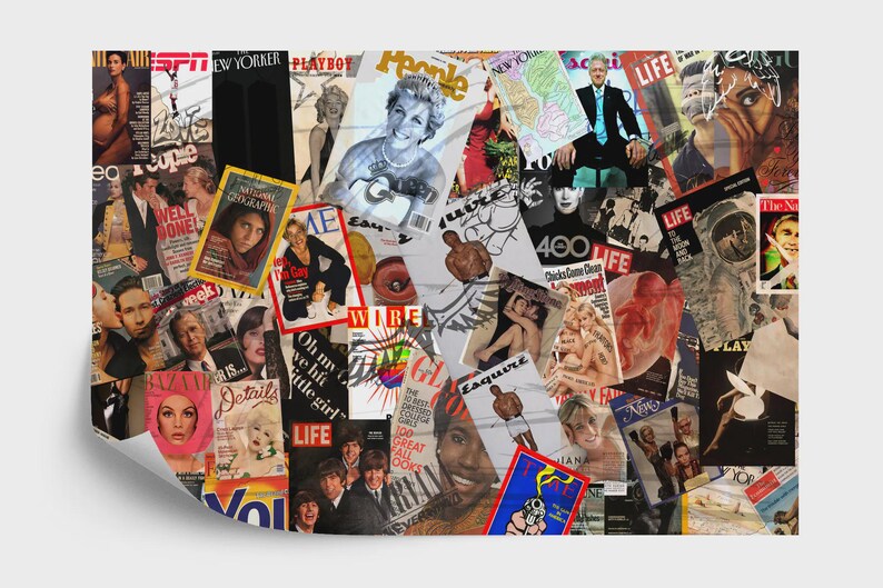 Iconic Magazine Covers Room Decor