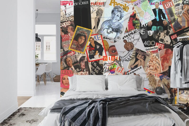 Iconic Magazine Covers Room Decor