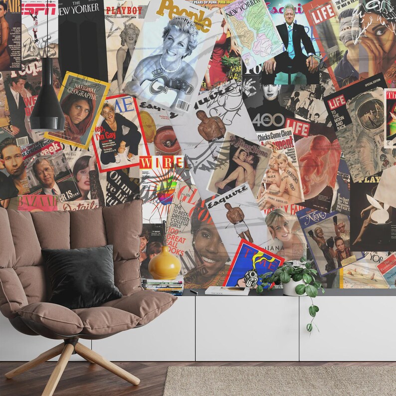 Iconic Magazine Covers Room Decor