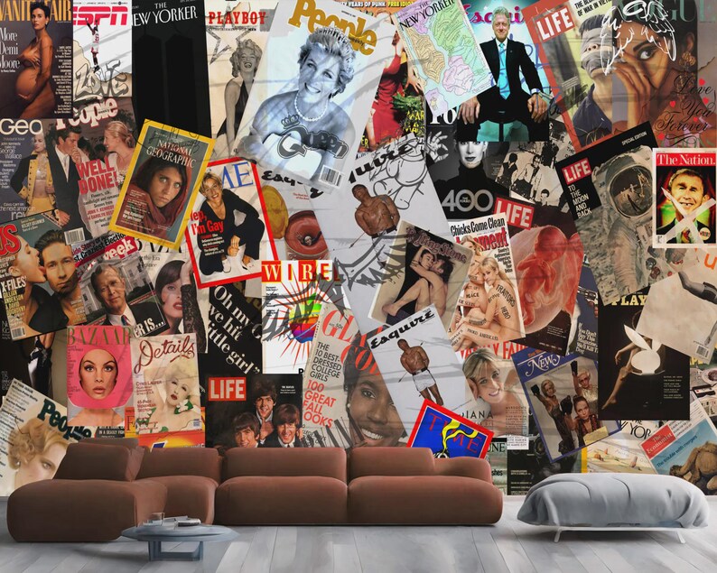 Iconic Magazine Covers Room Decor