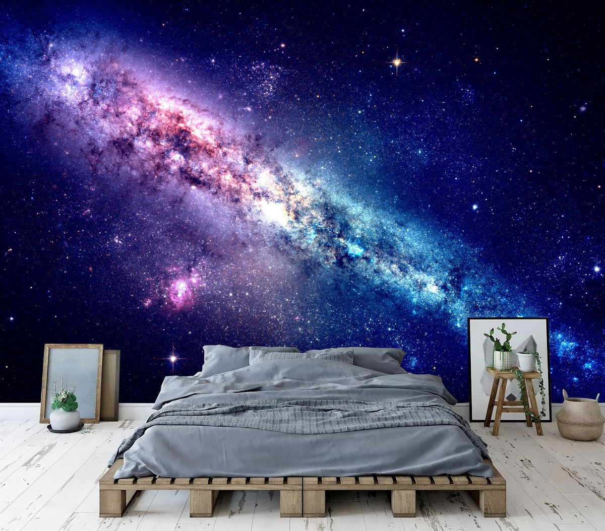 Nebula Galaxy Space Kids Room Wallpaper Mural - product image 1