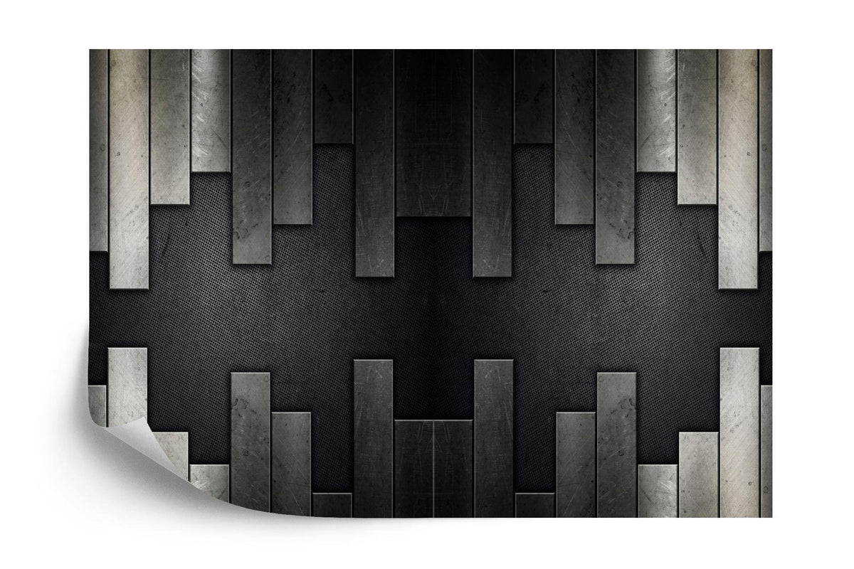Vintage Black and Grey Industrial Grunge Wall Mural - product image 7