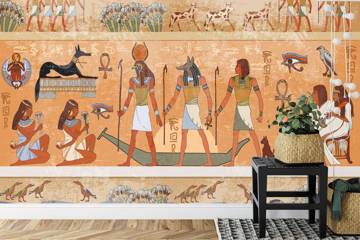 Ancient Egyptian Pharaonic Ceremony Wall Mural - product image 4