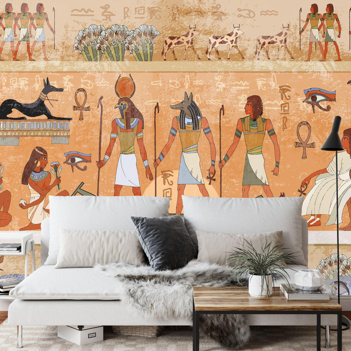 Ancient Egyptian Pharaonic Ceremony Wall Mural - product image 5