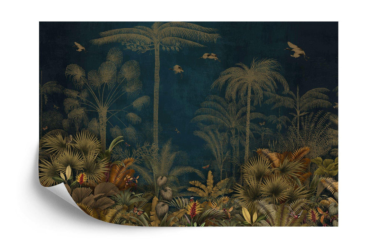 Vintage Chinoiserie Birds and Flowers Wall Mural - product image 7