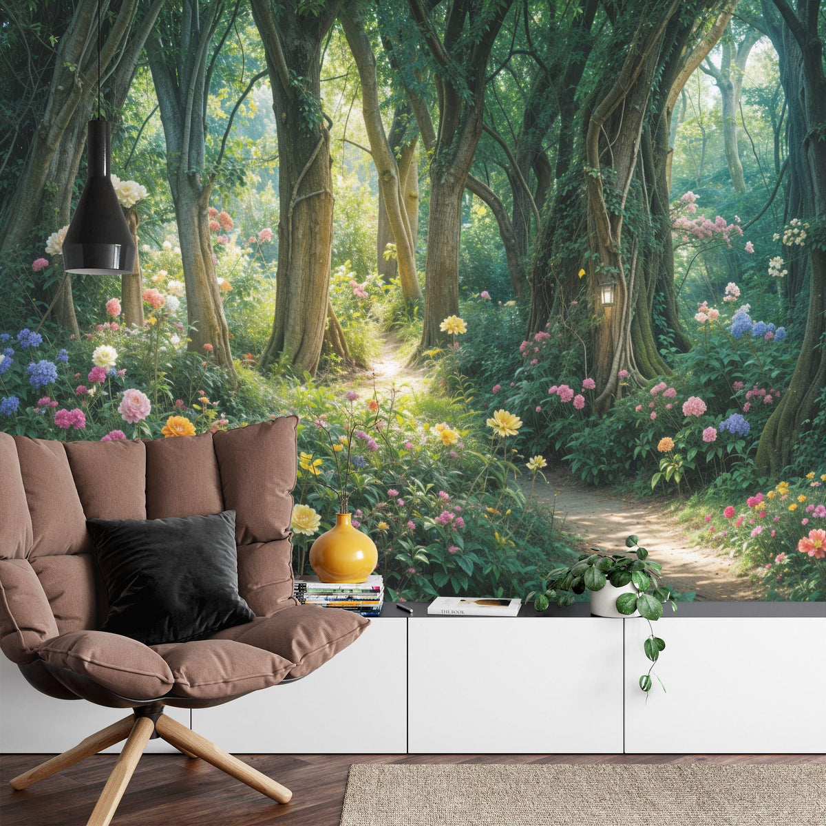 Enchanted Forest Trees Kids Room Wallpaper Mural - product image 6