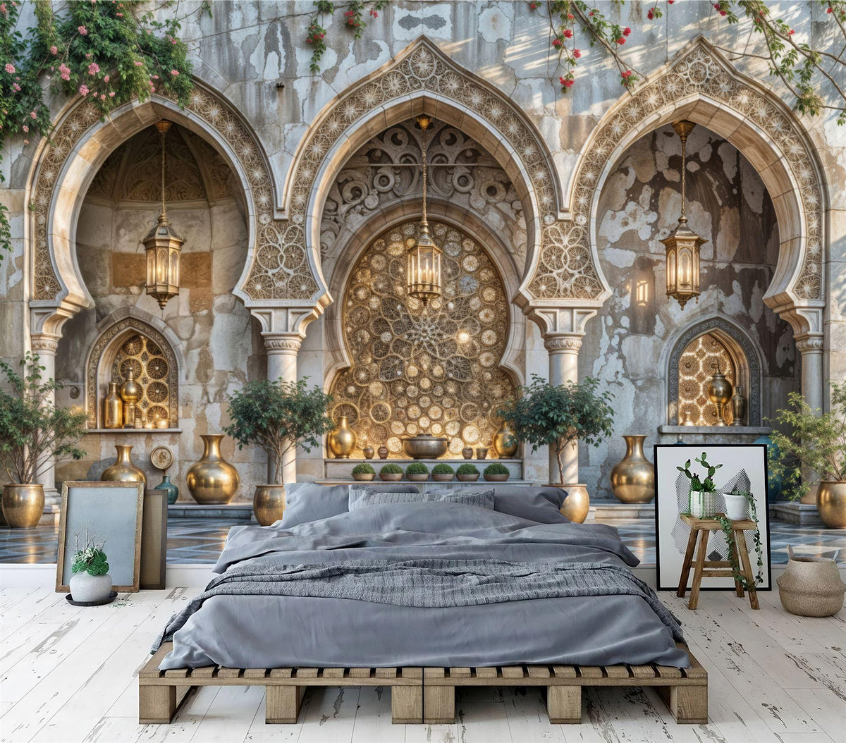 Arabian Nights Islamic Arches Wallpaper Mural - product image 2